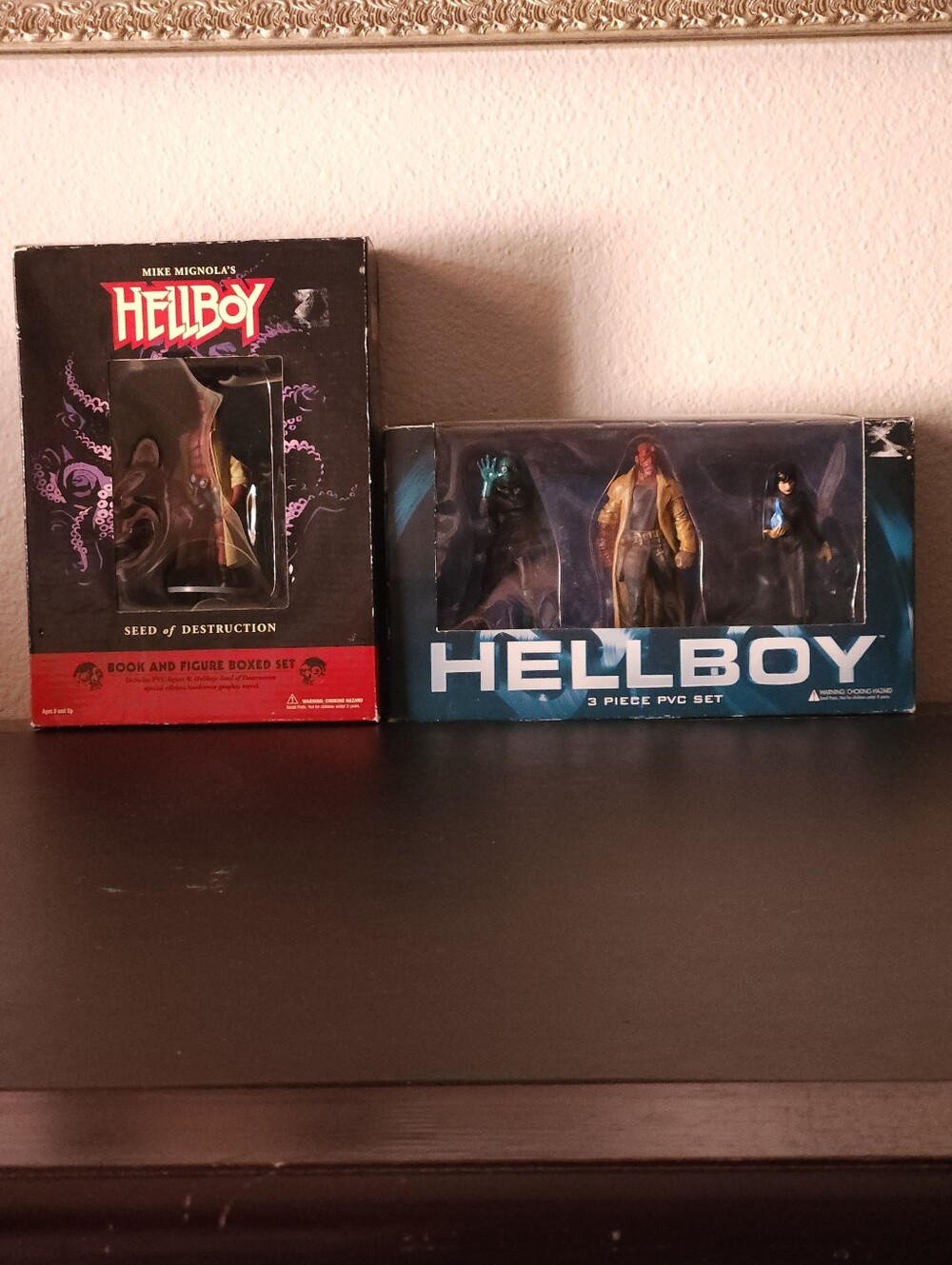Mike Mignola's Hellboy Seed of Destruction Boxed Set & 3 Piece PVC Set